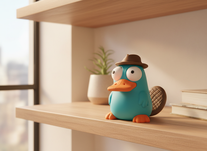 Goofy Eyed Figures - Perry the Platypus