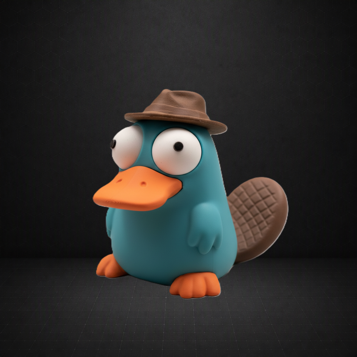 Goofy Eyed Figures - Perry the Platypus