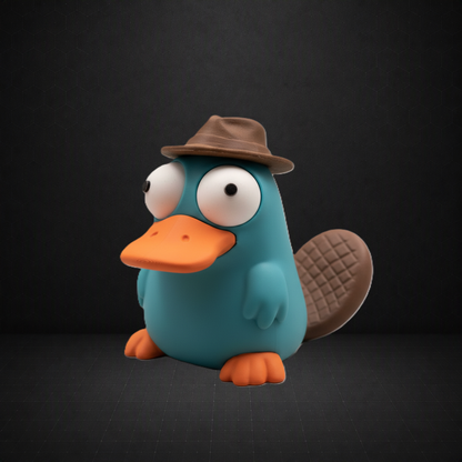 Goofy Eyed Figures - Perry the Platypus