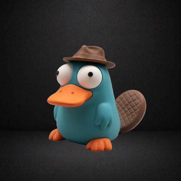 Goofy Eyed Figures - Perry the Platypus