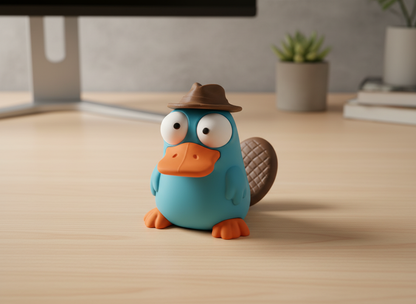 Goofy Eyed Figures - Perry the Platypus